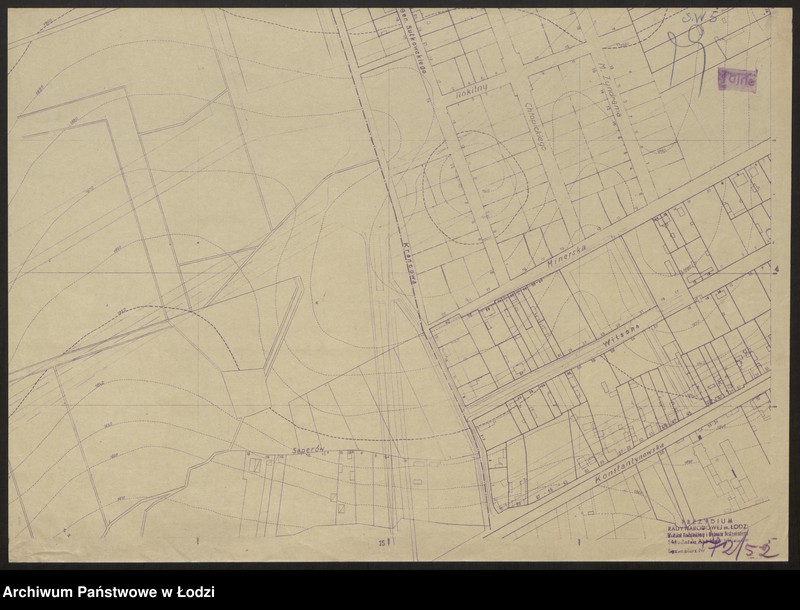 Obraz 2 z jednostki "Plan m. Łodzi 1: 2000. Sekcja SW 5"