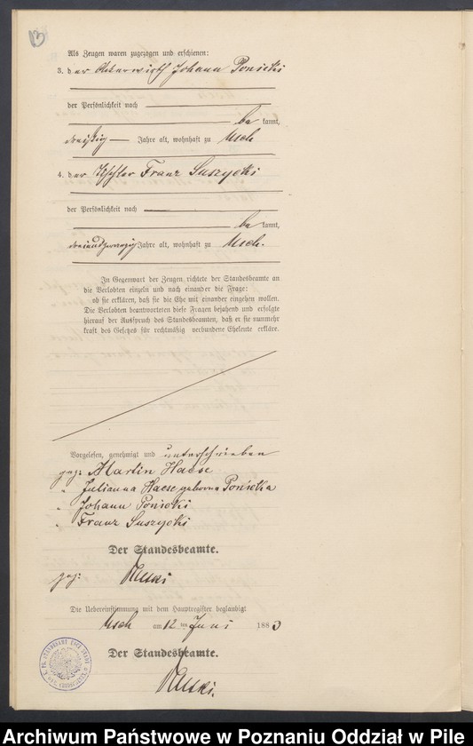 Obraz 15 z jednostki "Księga małżeństw"