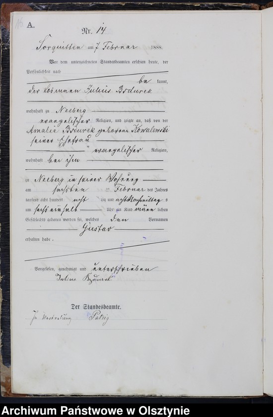 image.from.unit.number "Geburts-Haupt-Register Nr 1 - 129"