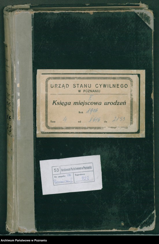 Obraz 2 z jednostki "Księga miejscowa urodzeń tom IV"