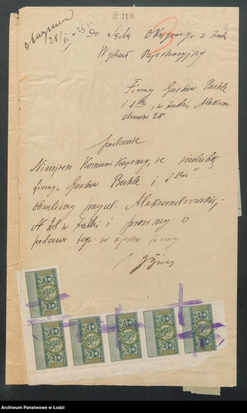 Obraz 6 z jednostki "Gustaw Buhle i S-ka- farbiarnia"