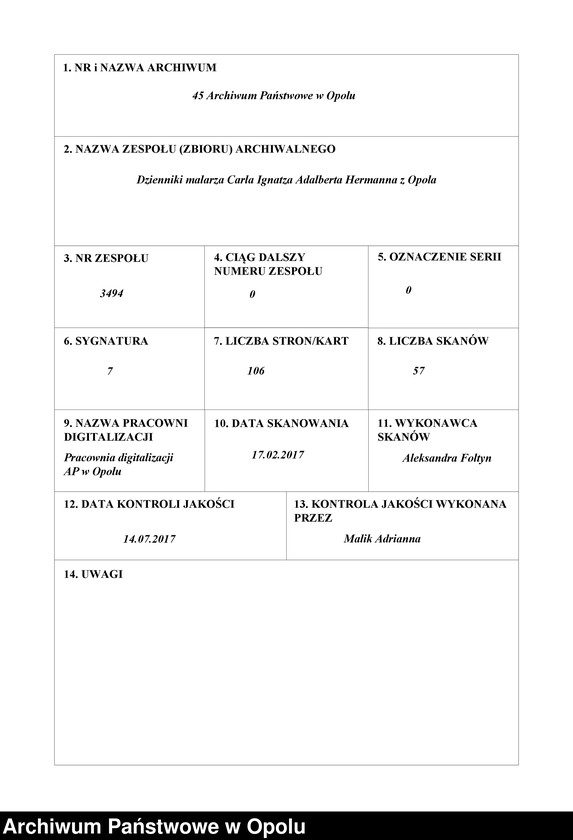 Obraz 1 z jednostki "[Dziennik z podróży] 1824-1826"