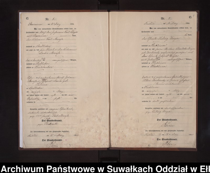 image.from.unit.number "Sterbe-Neben-Register des Preussischen Standes-Amtes Stasswinnen Kreis Loetzen"