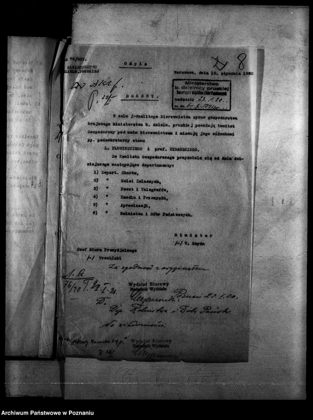 Obraz 12 z jednostki "Dekrety ministra, kopie"