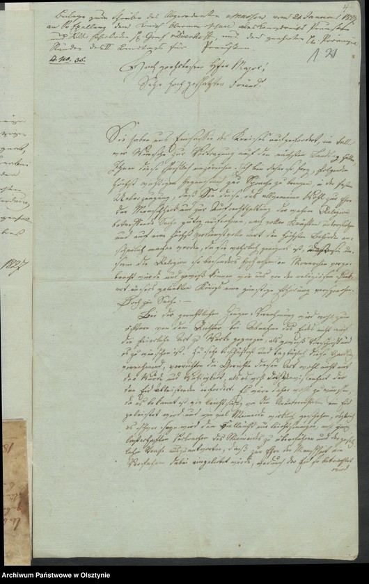 image.from.unit.number "Acta Specialia des 2t [ten] Lantages der Provinzial Stände des Königreich Preußen. Die Begutachtung des Ausschußes über mehrere in Antrag gebrachten juridischen Gegenstände, u [und] Gesezzes Entwürfe. Der Beschluß des Lnatges u [und] die hierüber gefertigte Denkschrift"