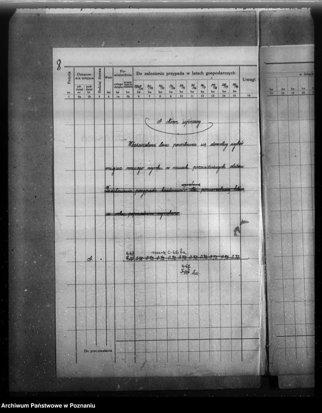 Obraz 12 z jednostki "Majątek Cieśle powiat grodziski /Nadzór nad gospodarką leśną/"