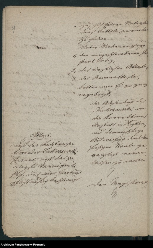 Obraz 12 z jednostki "A. betr. die Hauslieferung des hier aufgegriffenen polnischen Überläufers Alexander Zakrzewski nach Polen"