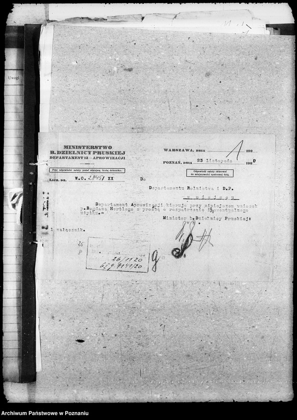 Obraz 6 z jednostki "Sprawy osobowe Pertraktacje z petentami"