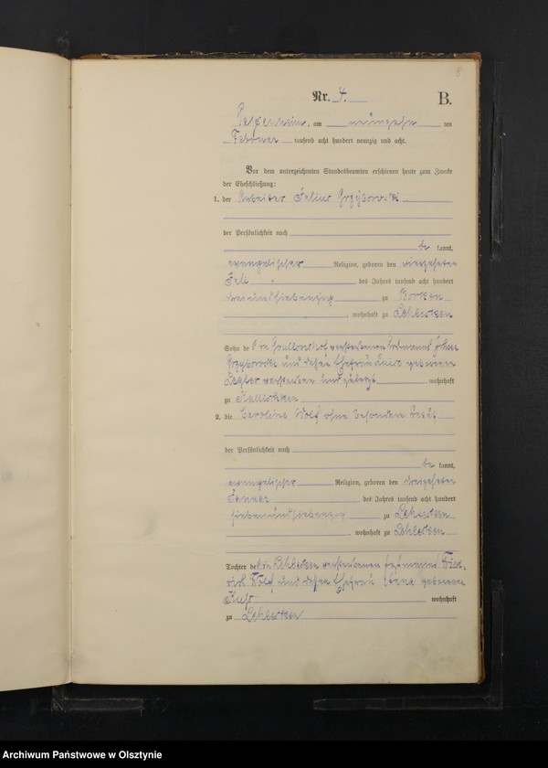 image.from.unit.number "Heiraths-Haupt-Register Nr 1 - 27"