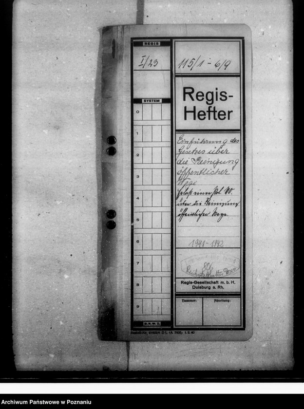 Obraz 4 z jednostki "Einführung des Gesetzes über die Reinigung öffentlicher Wege"