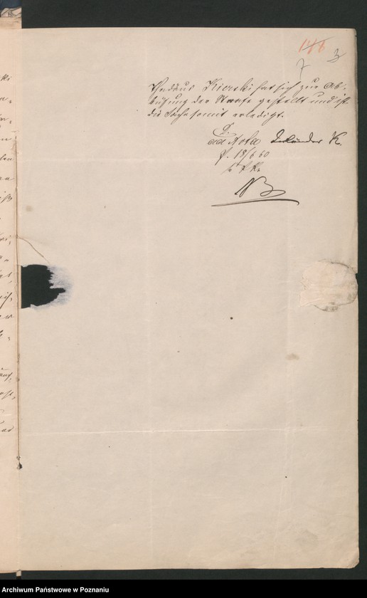 Obraz 10 z jednostki "A. betr. die Familie von Kierski"