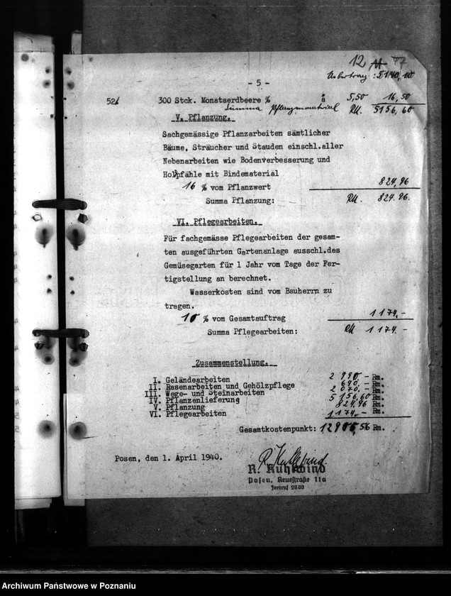 Obraz 16 z jednostki "Prace budowlane w ogrodzie urzędu namiestnika"