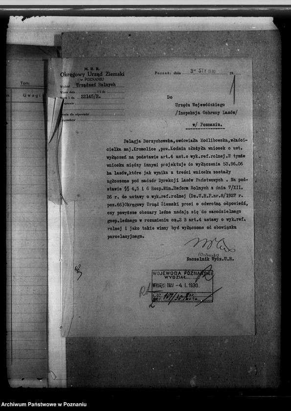 image.from.unit.number "Majętność leśna Kromolice powiat krotoszyński"