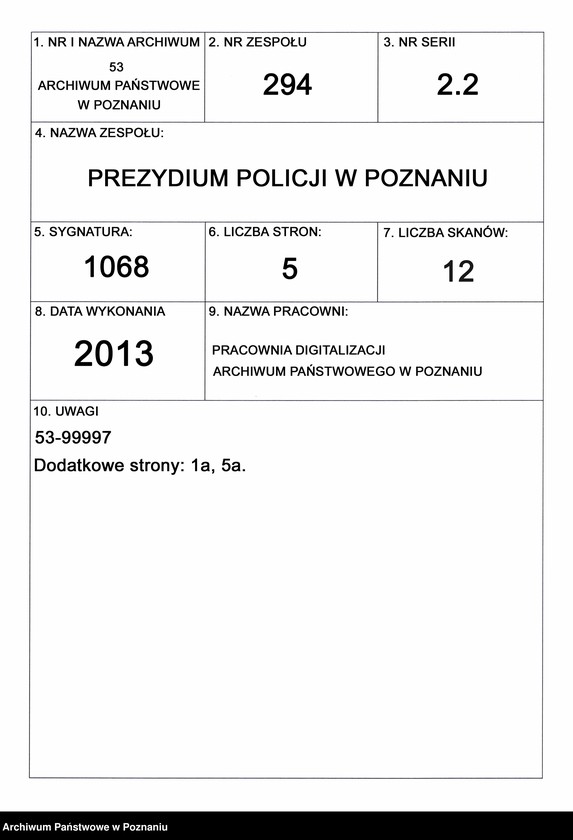 Obraz 1 z jednostki "A. betr. Alfons von Rostkowski"