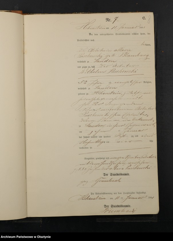 image.from.unit.number "Sterbe-Neben-Register Nr 1 - 207"