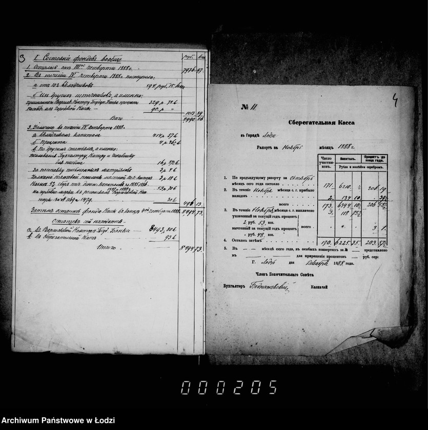 Obraz 8 z jednostki "Ob otčetnosti sberegatel´noj kassy"