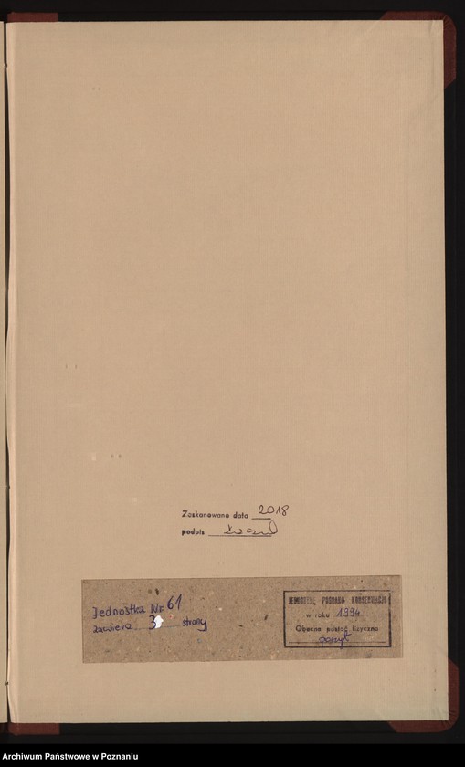 Obraz 6 z jednostki "Duplicat defunctorum"