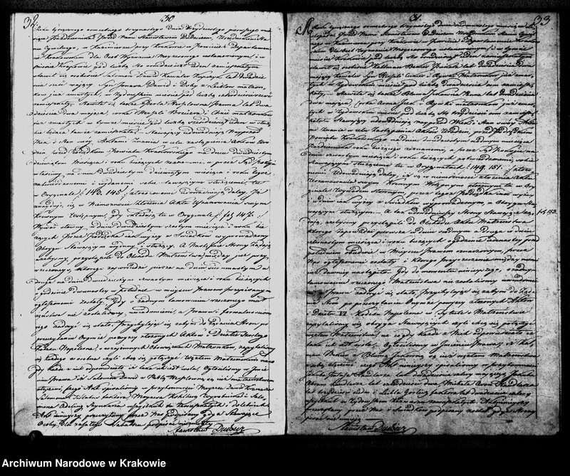 image.from.unit.number "FREDERYK AUGUST z Bozey Łaski Król Saski Xiąże Warszawski. Księga I Akt Stanu Cywilnego Gminy Osób Wyznania Moyzesowego w Kazmierzu przy Krakowie zamieszkałych Obeymująca Akta Małżenstw z Roku 1813"