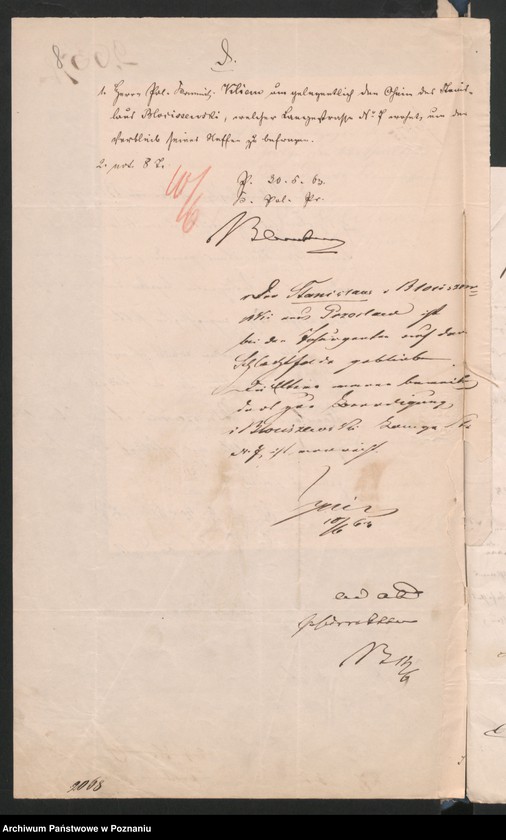 Obraz 11 z jednostki "A. betr. die Familie von Blociszewski /Stanislaus, Anton, Josef, Wladislaus/"