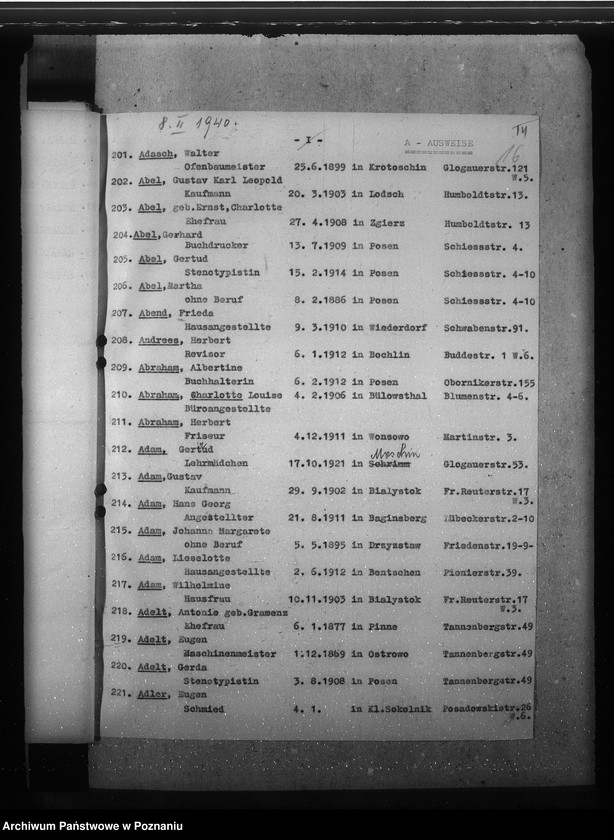 image.from.unit.number "Deutsche Volksliste. Allgemeiner Schriftverkehr mit den Bezirksstellen und mit den Zweigstellen"