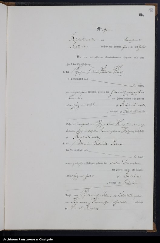 image.from.unit.number "Heiraths-Neben-Register Nr 1 - 14"