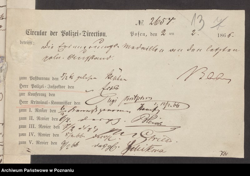 image.from.unit.number "Briefwechsel mit dem Oberpräsidenten, dem Ministerium des Innern und der Regierung betr. die allgemeine politische Lage"