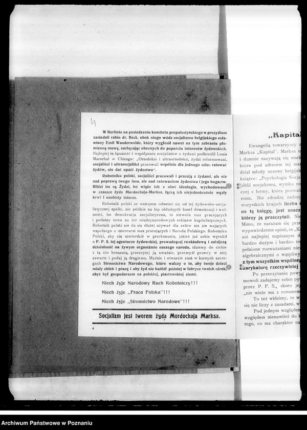 Obraz 8 z jednostki "Materiały propagandowe "PPS wrogiem ludu pracującego i sługą żydowskiego kapitału""
