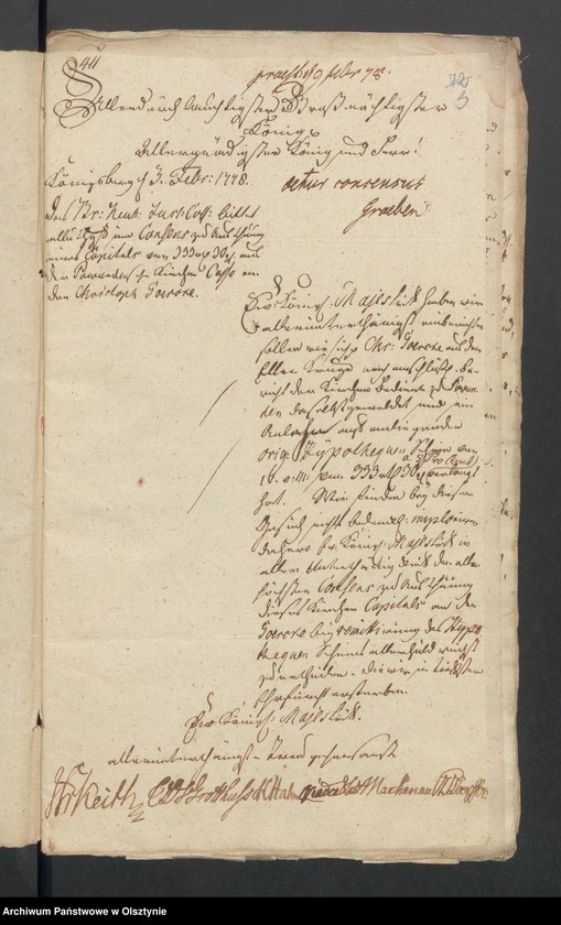 image.from.unit.number "In S. [Sachen] des Besitzers des Ellern=Kruges Christoph Goercke wegen eines nachgesuchten Anlehns von 333 rthl. [Reichsthaler] 30 gr. [Groschen] aus der Powundenschen Kirchen Caße 1778 item wegen Zurückzahlung deßelben"