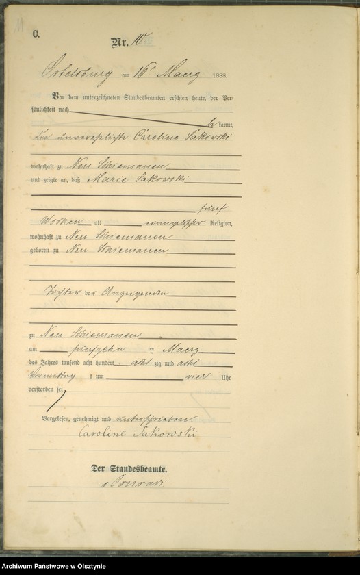 image.from.unit.number "Sterbe-Haupt-Register Nr 1 - 75"