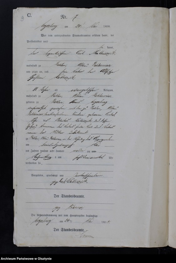 image.from.unit.number "Sterbe-Neben-Register Nr 1 - 20"