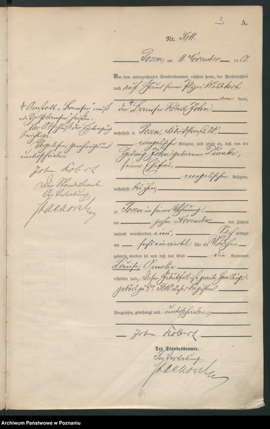 Obraz 6 z jednostki "Księga miejscowa urodzeń t. VII"