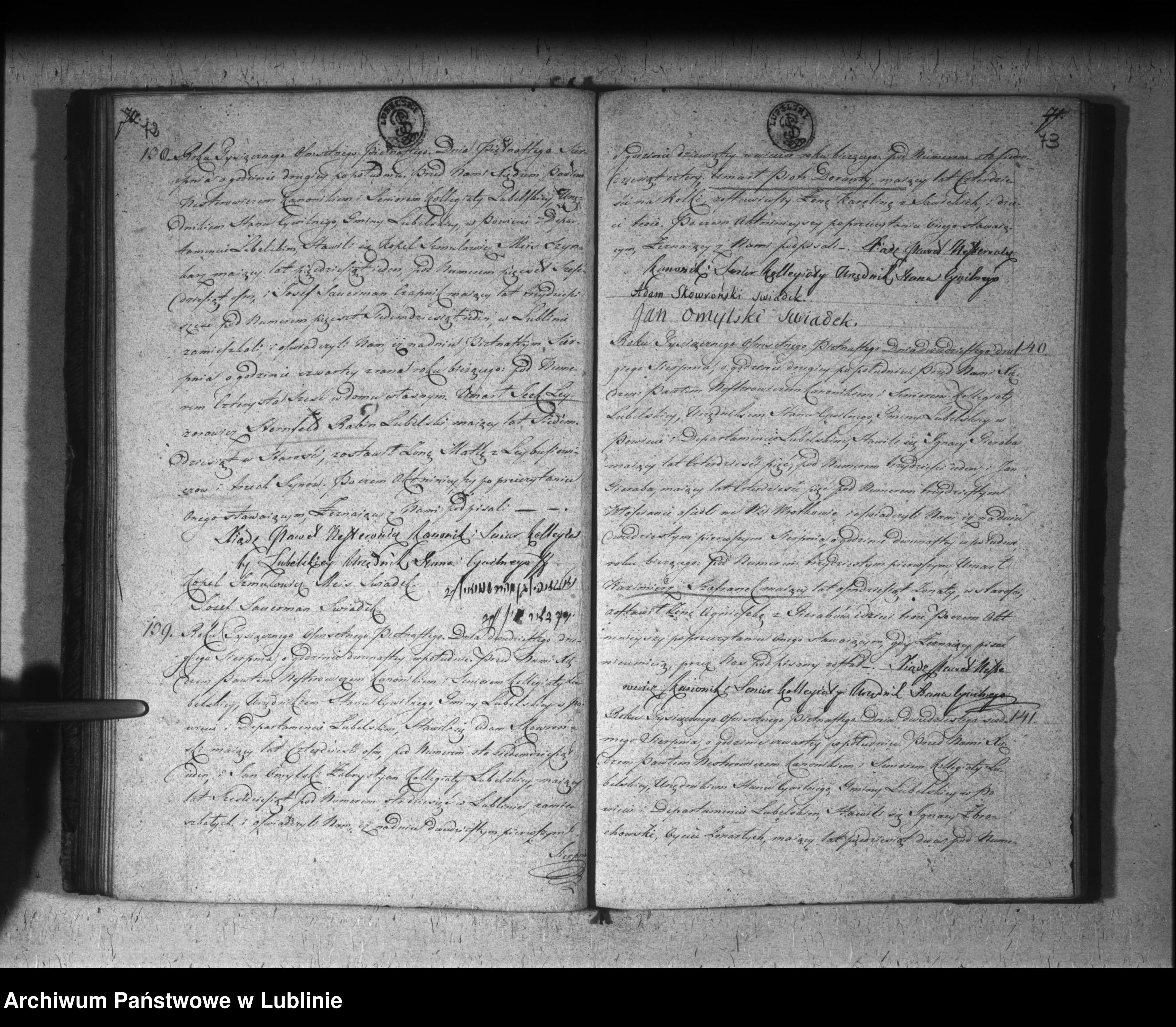 Skan z jednostki: Księga zgonów