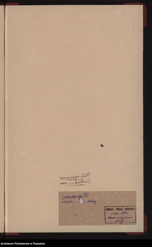 Obraz 5 z jednostki "Duplicat baptisatorum"