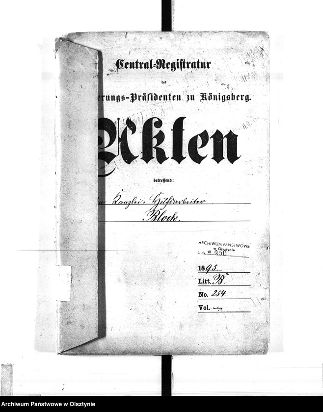 Obraz 3 z jednostki "Kanzlei-Hilfsarbeiter Block [Richard Hermann]"