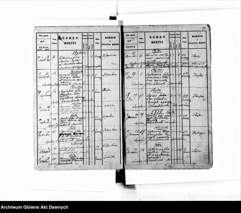 image.from.unit.number "Parafia: Kamionka Strumiłowa. Dekanat: Gliniany. Księga metrykalna zgonów dla całej parafii."