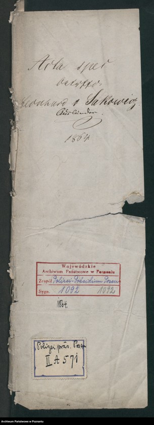 Obraz 2 z jednostki "A. betr. Leonhard von Sakowicz"