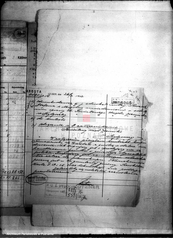 Obraz 16 z jednostki "/Sprawa przewłaszczenia na rzecz Tomaszewskiego nieruchomości w Szerokim Kamieniu powiecie szubińskiego"