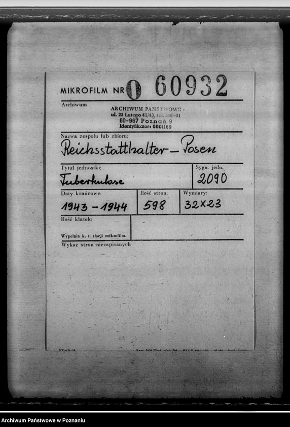 Obraz 2 z jednostki "Tuberkulose"