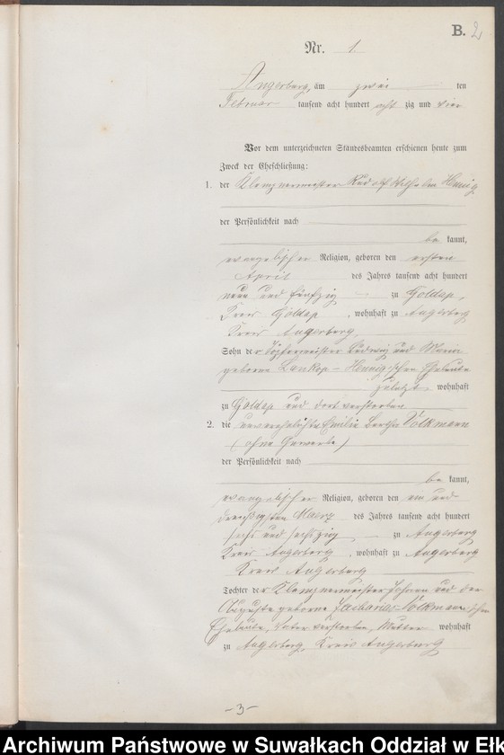 image.from.unit.number "Heiraths-Neben-Register des Preussischen Standes-Amtes Angerburg Kreis Angerburg"