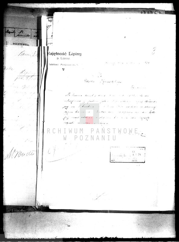 Obraz 8 z jednostki "Czynsz dzierżawny majątku państwowego Lipiny"