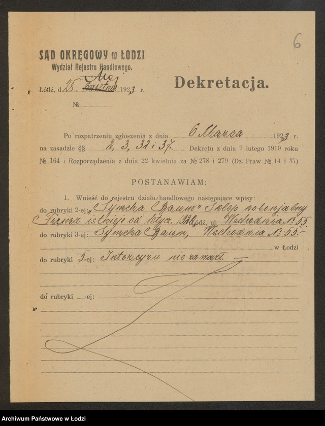 Obraz 8 z jednostki "Symcha Baum- sklep kolonialny"