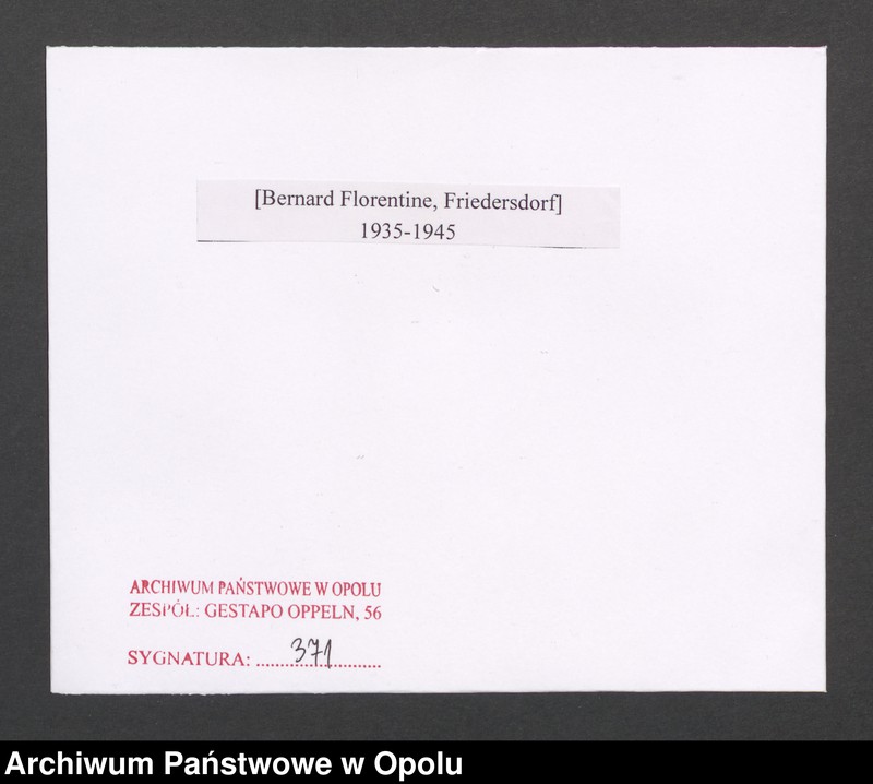 Obraz 2 z jednostki "[Bernard Florentine, Friedersdorf]"