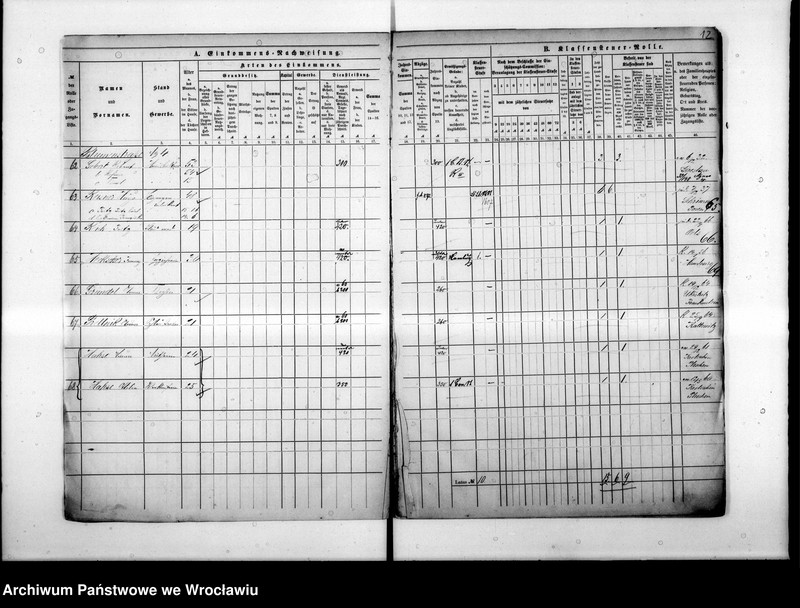 image.from.unit.number "Klassensteuerrolle nebst Eikommens - Nachweisung"