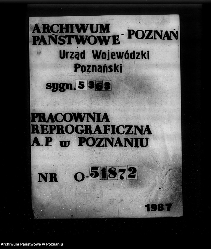 Obraz 1 z jednostki "Gorzelnia rolnicza w Manieczkach powiat śremski własność Pruss-Głowacki nr woj. 5051"
