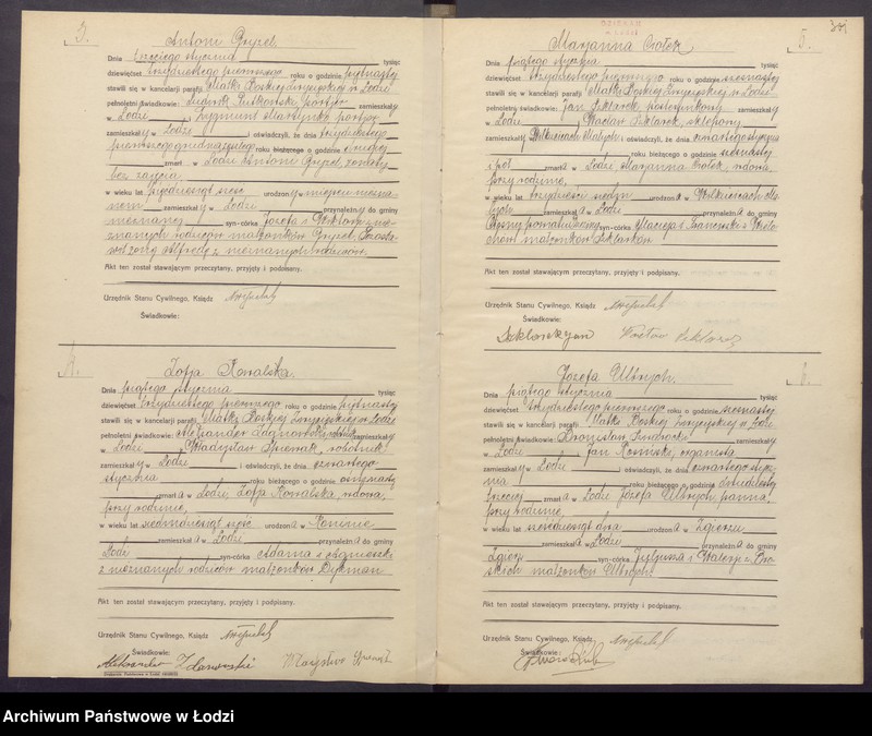 Obraz 4 z jednostki "Akta zgonów"