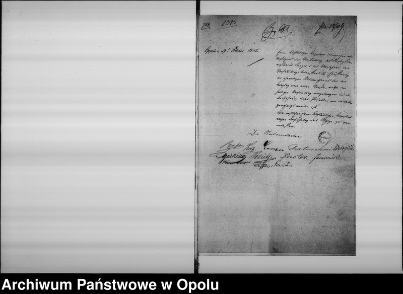 Obraz 6 z jednostki "Acta des Magistrats zu Oppeln betreffend: die Eröffnung des Nikolaithores de Anno 1843"