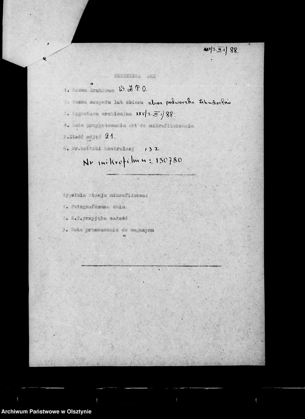 image.from.unit.number "Nachweisung des ausgesäten Sommergetreides in den zur Administration Steinort gehörigen Vorwerken"