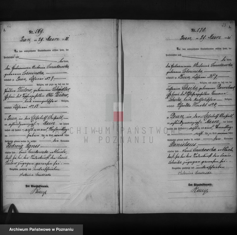 Obraz 13 z jednostki "Księga urodzeń t. II"