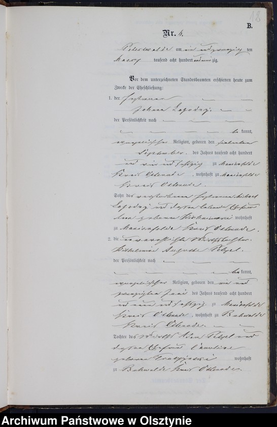 image.from.unit.number "Heiraths-Neben-Register Nr 1 - 20"