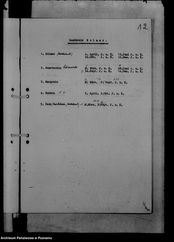 Obraz 16 z jednostki "Terminy odbywania targów i jarmarków w Kraju Warty"